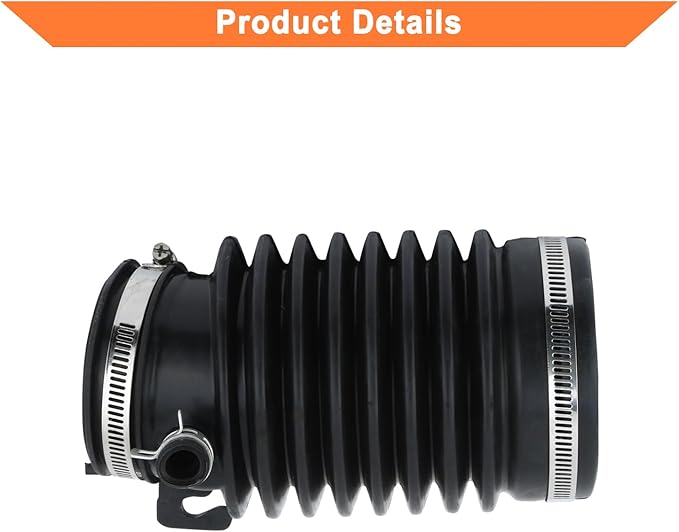 Engine Air Intake Hose Tube With Clamps. Replaces Part # 696-001,17228-RCA-A00, 17228RCAA00. Compatible with Honda Accord V6 3.0L 2003-2007,Acura TL V6 3.2L 2004-2006