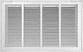 24"W x 14"H [Duct Opening Size] Steel Return Air Filter Grille - Removable Face/Door for 1 inch Filters -HVAC Vent Cover Grill - White [Outer Dimensions: 26 5/8"W X 16 5/8"H]