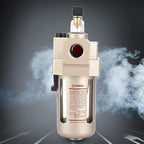 3/8" Compressed Air Line Filter, Air Compressor Drain Oil Mister Water Moisture Trap Separator AL3000-03