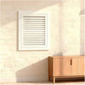 Return Air Filter Grille Vent Cover Removable, Louvered Access Panel for Drywall, Cover Holes in Wall for Hotels(400x400 mm/15.8x15.8 in)