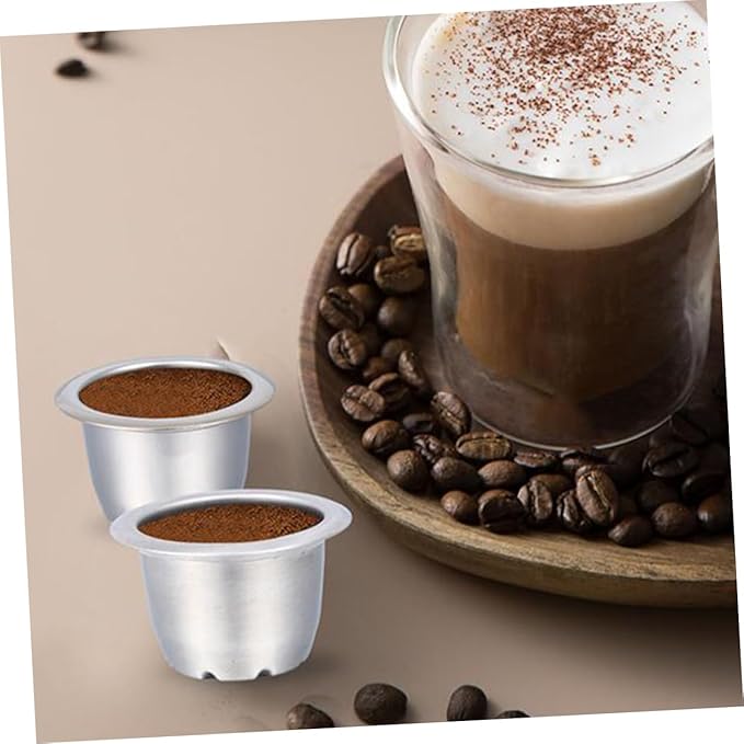 Homoyoyo 6pcs Reusable Coffee Filter Cups Compact Professional Coffee Strainers for Home and Restaurant Use Filter Accessories