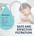 Mist Under Sink Water Filter, 20,000 Gallon, Reduces PFAS, PFOA/PFOS, Lead, Chlorine, Bad Taste & Odor, Under Counter Water Filter System, Direct Connect to Kitchen Faucet, NSF/ANSI 42 Certified
