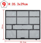 Wall Mounted Air Conditioner Dustproof Filter Cover,Plastic Indoor Unit Air Outlet Screen Compatible with Household Split System AC(35.3X29cm)