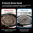 watchget 58.35mm Espresso Puck Screen Reusable Mesh Coffee Filter 0.7mm Thickness Puck Screen Stainless Steel Lower Shower Screen for 58mm Protafilter Basket