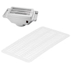Filter Replacement for YM8A Nail Dust Collector, Stainless Steel Accessory Effectively Captures Dust During Filing and Polishing, Rust Free and Durable Design, 19.8 x 12.4cm