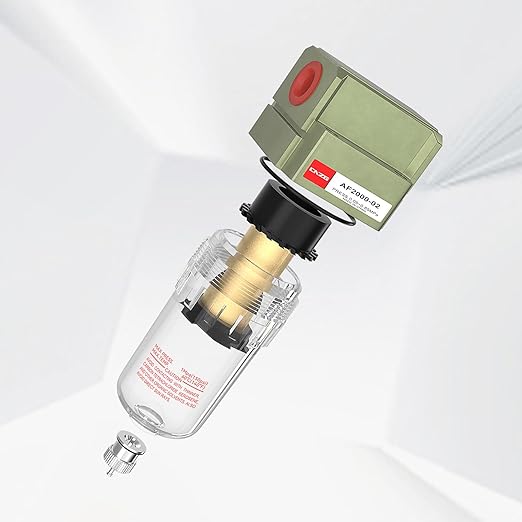 NPT 1/4 Air Pump Filter Pneumatic Water Trap for Air Compressor Oil Separator Compressed Airline Dryer Trap Inline AF2000-02 Manual