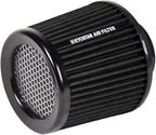 KYOSTAR Universal 3" (76mm) High-Flow Air Filter, Reusable Cone Cold Air Intake, High Performance, Washable, Clamp-On Car High Flow Dry Air Kit, Flange Diameter: 3 Inch, Filter Height: 6.4 Inch, Black