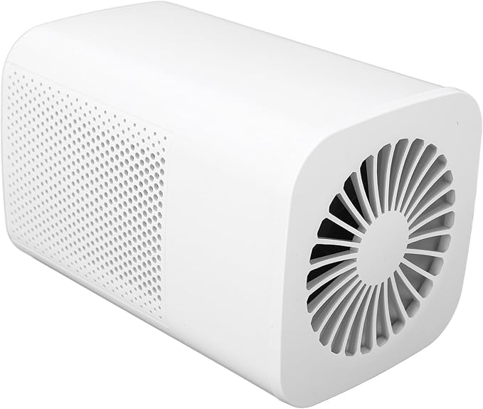 99.97% Filtration Efficiency Powerful Motor Solar Powered Portable Air Purifier for Bedroom, 880 sq ft Coverage, Solar Panel 10W, Dog House, Chicken Coop, Auto