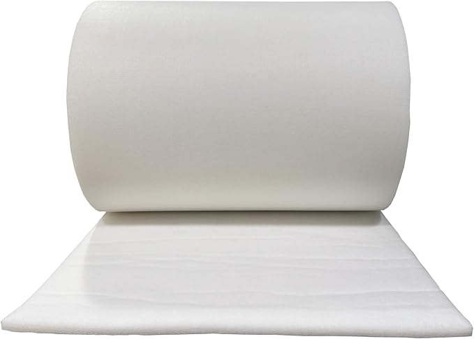 wioboy Paint Booth Ceiling Filter, Spray Booth Tacky Intake Filter for Down Draft Paint Booths (48" x 96" (6/case))