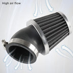 Evermotor Mini Engine Air Filter,34mm 35mm 36mm Air Filter Replacement Cleaner for 50cc 70cc 90cc 110cc 125cc 150cc Moped,ATV