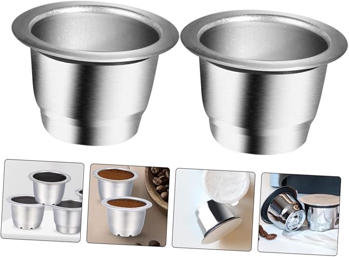 Homoyoyo 6pcs Reusable Coffee Filter Cups Compact Professional Coffee Strainers for Home and Restaurant Use Filter Accessories