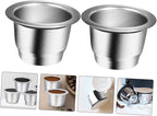 Homoyoyo 6pcs Reusable Coffee Filter Cups Compact Professional Coffee Strainers for Home and Restaurant Use Filter Accessories