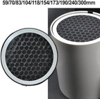 HEPA and Activated Carbon Composite Air Filter for PVC Pipes, Designed to Capture Smoke, Dust, and Harmful Particles in Air Outlet Systems (70mm)