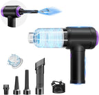 14500PA Computer Vacuum Cleaner Keyboard Cleaner Compressed Air Duster - Cordless Handheld Mini Vacuum for PC/Laptop Cleaning - Portable Air Duster for Car/Home/Office