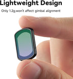 Haoge Magnetic Black Mist Filter 1/4 Effect Filter for DJI Osmo Pocket 3 Creator Combo,Lightweight Multi-Coated Lens,Softens Highlights & Reduces Contrast