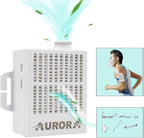 KENGEE Reusable Electrical Air Purifying Respirator, Rechargeable 3 Speeds Fan Modes Air Purifier with HEPA Filter for Outdoor Sports Housework