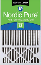 Nordic Pure 16x25x5 (Actual Size: 15 3/4 x 24 3/4 x 4 3/8) Honeywell Replacement Air Filters MERV 13 Plus Carbon 1 Pack