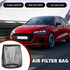 Air Filter Cover, Dustproof Air Intake Cover for Car, Waterproof Cold Air Intake Filter Protective Sock Covers Wrap, Car Air Filters Cleaner Accessories for High Flow Cone Air Filter (Small)