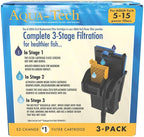 Aqua-Tech EZ-Change No.1 3-Pack Aquarium Filter Cartridge for 5 to 15 Power Filters