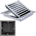 Square Stainless Steel Vent Grille with Removable Filter Mesh, Weatherproof Louver Air Return Vent Cover for Home/Shed/Garage/Roof(33x33in/84x84cm)