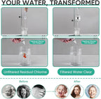 Cobbe HD HEAVY DUTY High Output Shower Filter 2 Pack – 99% REMOVAL Shower Head Filter for Hard Water, Heavy Metals, Chlorine and Harmful Substance, Improve your skin and hair - Chrome