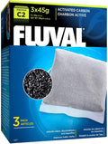 Fluval C2 Activated Carbon, Replacement Aquarium Filter Media, 3-Count, 14011 (Pack of 12)