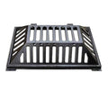 Manhole Cover and Frame Ductile Iron, Heavy Duty Drain Grate, One-Piece Design, Reinforced Drainage Covers for Yard, Garden, Construction Sites(50 * 30 * 12 cm/20 * 12 * 5 in)