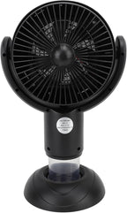 Rengue Desktop Range Hood, Portable Kitchen Exhaust Fan with Removable Filter and 2 Speed Gears, for Apartment Dormitory RV Camping Indoor Barbecue (Black Violet)