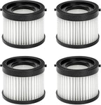 Vacuum Dry Filter 4Pack 49-90-0160,Compatible For Milwaukee，49-90-0160 0882-20 M18 Compact Vacuum With 1 Cleaning Brush