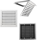 Louvered Vent/Access Panel, Decorative Removable Grille Filters Covers with Mesh Cover, Wall and Ceiling Inspection Service Door Loft Hatch(61x76cm/24x30in)