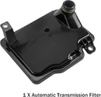 62TE Automatic Transmission Filter with Gasket Kit Fits for Dodge Grand Caravan Avenger Ram ProMaster Chrysler Town & Country 200 Replaces# 68018555AA FT1240 58128