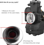 Evermotor 45mm 46mm 47mm Air Filter Carburetor Cleaner Fit in Motorcycle Honda Yamaha Kawasaki Suzik for 50cc 70cc 90cc 110cc 125cc 150cc Mini Bike,Dirt Bike,GY6