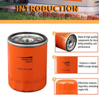 070185ES Oil Filters 90mm High Capacity for Ge-nerac 8kw-24kw Air-Cooled and Portable Generators 760cc 990cc Engines Rep 070185E 70185(3Pack)