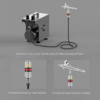 Mini Airbrush Air Filter Moisture Water Trap, 1/8" BSP Threads Spray Pen Oil Water Separator for Gundam Model Painting, Makeup, Tattoo & Art Craft Tools