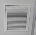 White Access Panel Air Grille Vent Cover, Square Vents Registers, Air Return Vent Cover, Flat Vent Cover, Return Air Grilles, Plumbing Access Panel(400x400 mm/15.8x15.8 in)