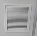 White Access Panel Air Grille Vent Cover, Square Vents Registers, Air Return Vent Cover, Flat Vent Cover, Return Air Grilles, Plumbing Access Panel(400x400 mm/15.8x15.8 in)