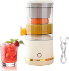 Automatic Juicer, Citrus Fruit Press Machine, Orange Juice Squeezer, Portable 7.4v Blender Container Advantage, Quick Extraction Functionality, Premium Kitchen Appliance Device, Lime Orange Use