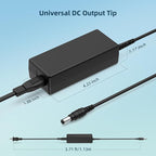 24V AC/DC Adapter Compatible with TOPPIN Comfy Air C2 Ture HEPA Air Purifier TPAP001 H13 TPAP-001 H-13 HEPA Air Filter Air Cleaner 24VDC 1.25A DC24V 1250mA Power Supply Cord Battery Charger