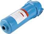 Water Oil Separator Air Compressor Filter, Aluminium Alloy PP Cotton Filter, Leak Proof 1.18in Inlet Outlet, 1.0MPa Replacement Part (T-001)