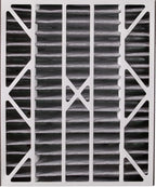 Nordic Pure 20x25x5 (Actual Size: 19 3/4 x 24 1/4 x 4 7/8) Air Bear AC Filter Replacement MERV 8 Pleated Plus Carbon 1 Pack