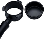 Normcore 54mm Bottomless Naked Portafilter Fits 54mm Breville Sage Machines, Titanium PVD Coating Portafilter Group Head with Black Anodized Aluminum Handle