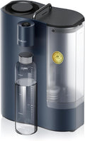 Bluevua RO100ROPOT-Travel Reverse Osmosis System Countertop Water Filter, Compact 6-Stage Filtration with UV, Includes Glass Bottle, Portable Water Purifier for Home & Travel, Blue