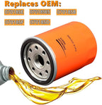 070185ES Oil Filters 90mm High Capacity for Ge-nerac 8kw-24kw Air-Cooled and Portable Generators 760cc 990cc Engines Rep 070185E 70185(3Pack)