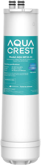 AQUACREST RC 3 EZ-Change Premium Under Sink Water Filter, Replacement for all Culligan EZ Change Water Filter Systems, Including RC-EZ-3, IC-EZ-3, US-EZ-3, RV-EZ-3, RC-EZ-1, RC-EZ-4, 2000 Gallons