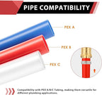 (Pack of 3) EFIELD Pex 3/4 Inch x 3/4 Inch NPT Male Adapter Brass Crimp Fitting,(PEX1807021-3PCS)