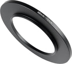 49-72mm Metal Step-Up Ring Adapter Compatible with Mirrorless Cameras DSLR Lens, UV CPL ND Filter Thread Converter, Black