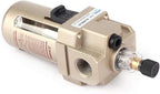 3/8" Compressed Air Line Filter, Air Compressor Drain Oil Mister Water Moisture Trap Separator AL3000-03