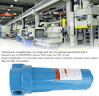 Water Oil Separator Air Compressor Filter, Aluminium Alloy PP Cotton Filter, Leak Proof 1.18in Inlet Outlet, 1.0MPa Replacement Part (T-001)
