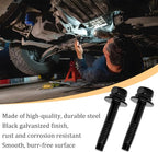 Car Air Cleaner Fastener, 8PCS Vehicle Engine Air Filter Housing Fastener Bolt Screw Parts, Automotive OEM# 90091P36000 Replacement, Compatible with MDX Accord Civic