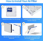 Filter King 35x42.5x1 Air Filter | 4-PACK | MERV 8 HVAC Pleated A/C Furnace Filters | MADE IN USA | Actual Size: 35 x 42.5 x .75"